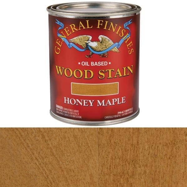 Wood Stain - Oil Based - Color:Honey Maple - Size:1 Quart